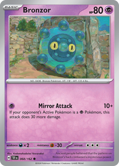 Bronzor #068/162 Common / Temporal Forces