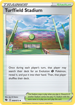 Turffield Stadium #68/73 Uncommon (Reverse Holofoil) / Champion's Path
