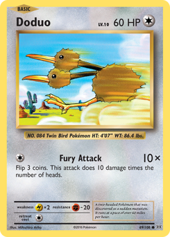 Doduo #069/108 Common / Evolutions