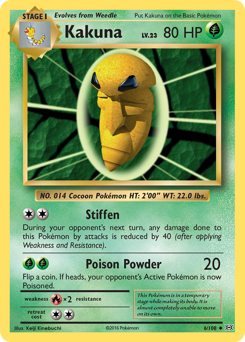 Kakuna #006/108 Uncommon / Evolutions