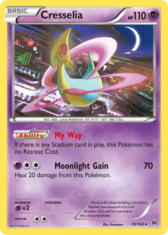 Cresselia #070/162 Rare (Reverse Holofoil) / BREAKthrough