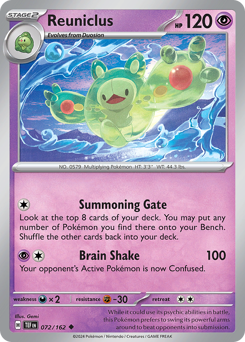Reuniclus #072/162 Uncommon / Temporal Forces