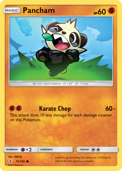 Pancham #072/145 Common (Reverse Holofoil) / Guardians Rising
