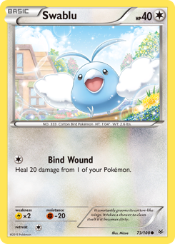 Swablu #73/108 Common / Roaring Skies