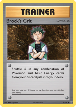 Brock's Grit #074/108 Uncommon / Evolutions