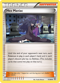 Hex Maniac #75/98 Uncommon (Reverse Holofoil) / Ancient Origins