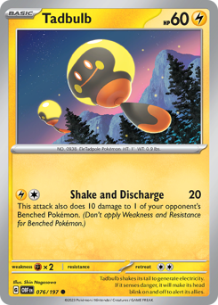 Tadbulb #076/197 Common / Obsidian Flames