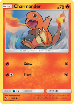 Charmander #07/68 Common / Hidden Fates