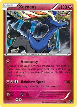 Xerneas #081/114 Holo Rare (Reverse Holofoil) / Steam Siege