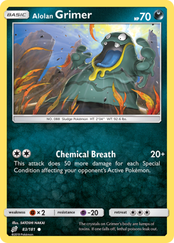 Alolan Grimer #083/181 Common / Team Up