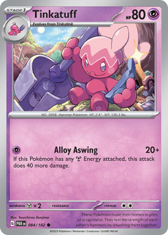 Tinkaton #084/182 Common (Reverse Holofoil) / Paradox Rift