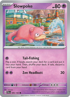 Slowpoke #085/193 Common / Paldea Evolved