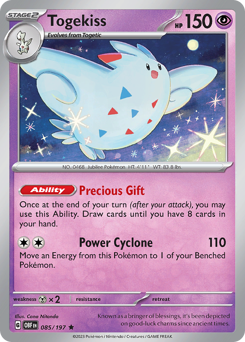 Togekiss #085/197 Rare (Holofoil) / Obsidian Flames