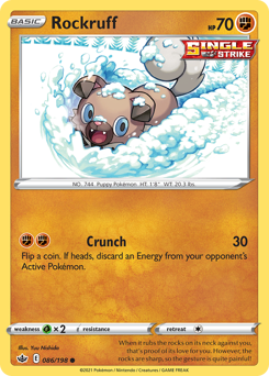 Rockruff #086/198 Common / Chilling Reign