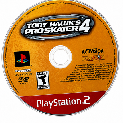 Tony Hawk Pro Skater 4 [Greatest Hits] (PlayStation 2 / PS2)