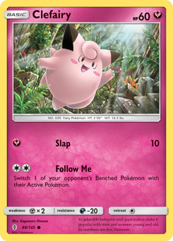 Clefairy #088/145 Common (Reverse Holofoil) / Guardians Rising