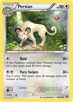Persian #089/114 Uncommon (Reverse Holofoil) / Steam Siege