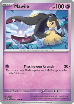 Mawile #089/197 Common / Obsidian Flames