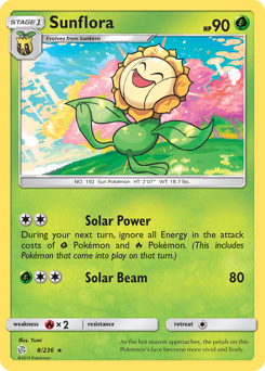 Sunflora #008/236 Rare (Normal) / Cosmic Eclipse