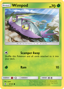 Wimpod #008/145 Common (Reverse Holofoil) / Guardians Rising