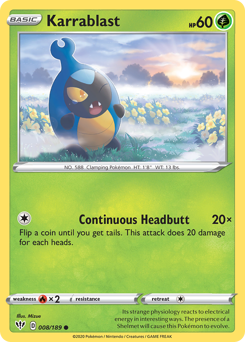 Karrablast #008/189 Common / Darkness Ablaze