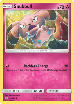 Snubbull #090/149 Common / Sun & Moon