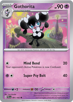 Gothorita #091/193 Uncommon / Paldea Evolved