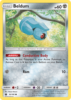 Beldum #092/168 Common / Celestial Storm