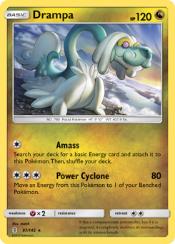 Drampa #097/145 Holo Rare (Holofoil) / Guardians Rising