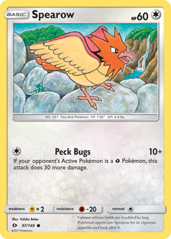 Spearow #097/149 Common / Sun & Moon
