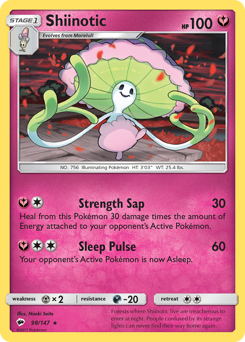 Shiinotic #098/147 Rare (Reverse Holofoil) / Burning Shadows