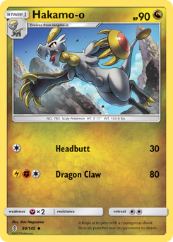 Hakamo-o #099/145 Uncommon (Reverse Holofoil) / Guardians Rising