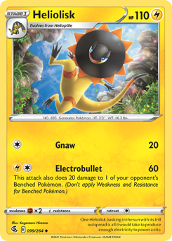 Heliolisk #099/264 Uncommon / Fusion Strike