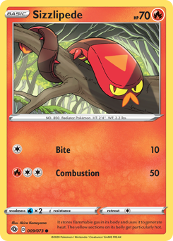 Sizzlipede #09/73 Common / Champion's Path