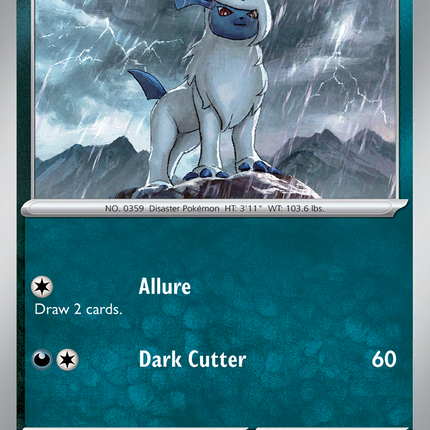 Absol #063/094 Common (Reverse Holofoil) / Phantasmal Flames