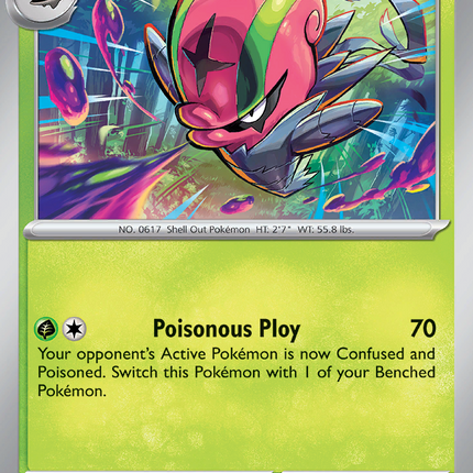 Accelgor #013/159 Uncommon (Reverse Holofoil) / Journey Together