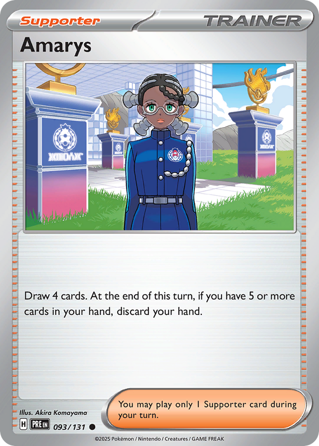 Amarys #093/131 Common (Reverse Holofoil) / Prismatic Evolutions