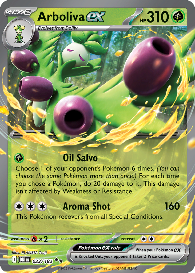 Arboliva EX #023/182 Double Rare (Holofoil) / Destined Rivals