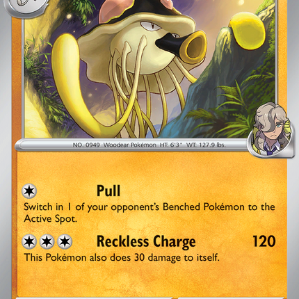 Arven's Toedscruel #110/182 Uncommon (Reverse Holofoil) / Destined Rivals