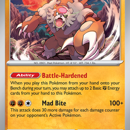 Bloodmoon Ursaluna #054/131 Rare (Holofoil) / Prismatic Evolutions