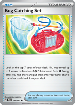 Bug Catching Set #102/131 Uncommon (Reverse Holofoil) / Prismatic Evolutions