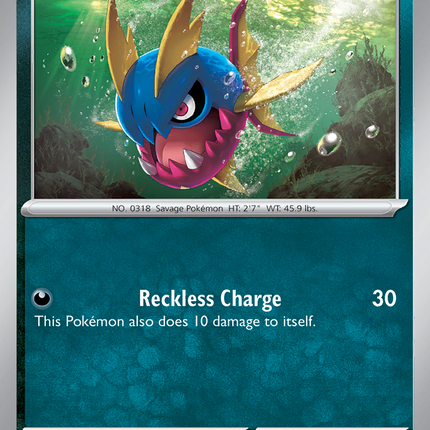 Carvanha #060/094 Common (Reverse Holofoil) / Phantasmal Flames