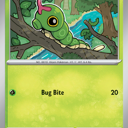 Caterpie #001/159 Common (Reverse Holofoil) / Journey Together
