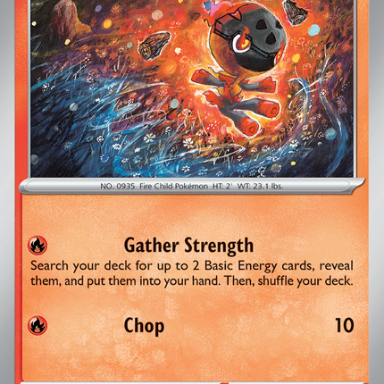 Charcadet #019/094 Common (Reverse Holofoil) / Phantasmal Flames