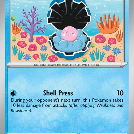 Clamperl #054/182 Common (Reverse Holofoil) / Destined Rivals