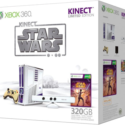 Microsoft Xbox 360 Model S Star Wars Kinect Limited Edition R2D2 320GB Console