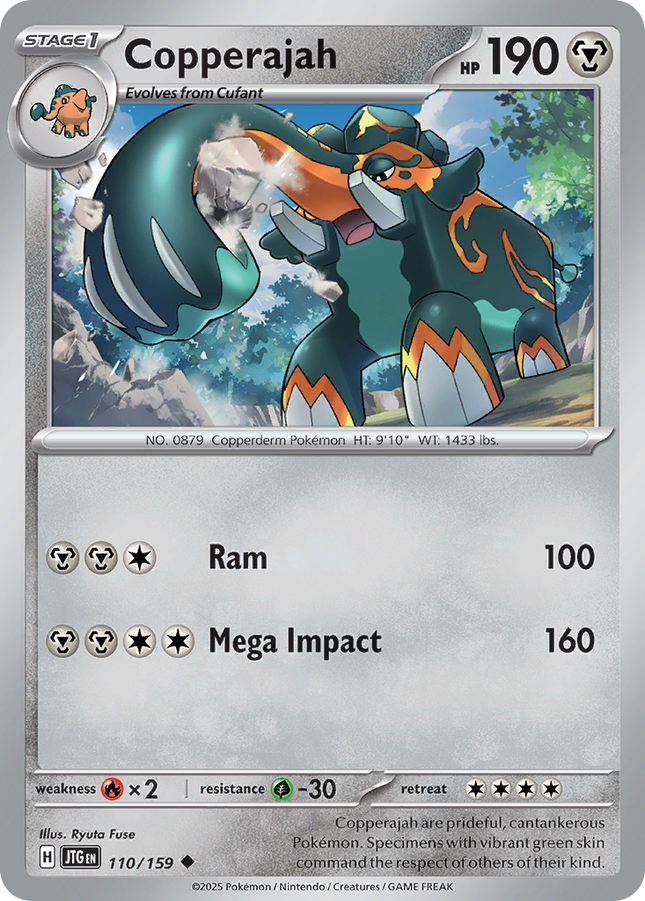 Copperajah #110/159 Uncommon (Reverse Holofoil) / Journey Together