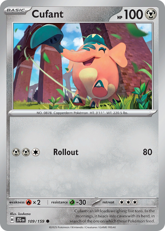 Cufant #109/159 Common (Reverse Holofoil) / Journey Together