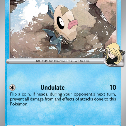 Cynthia's Feebas #052/182 Common (Reverse Holofoil) / Destined Rivals
