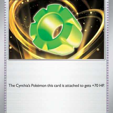 Cynthia's Power Weight #162/182 Uncommon (Reverse Holofoil) / Destined Rivals